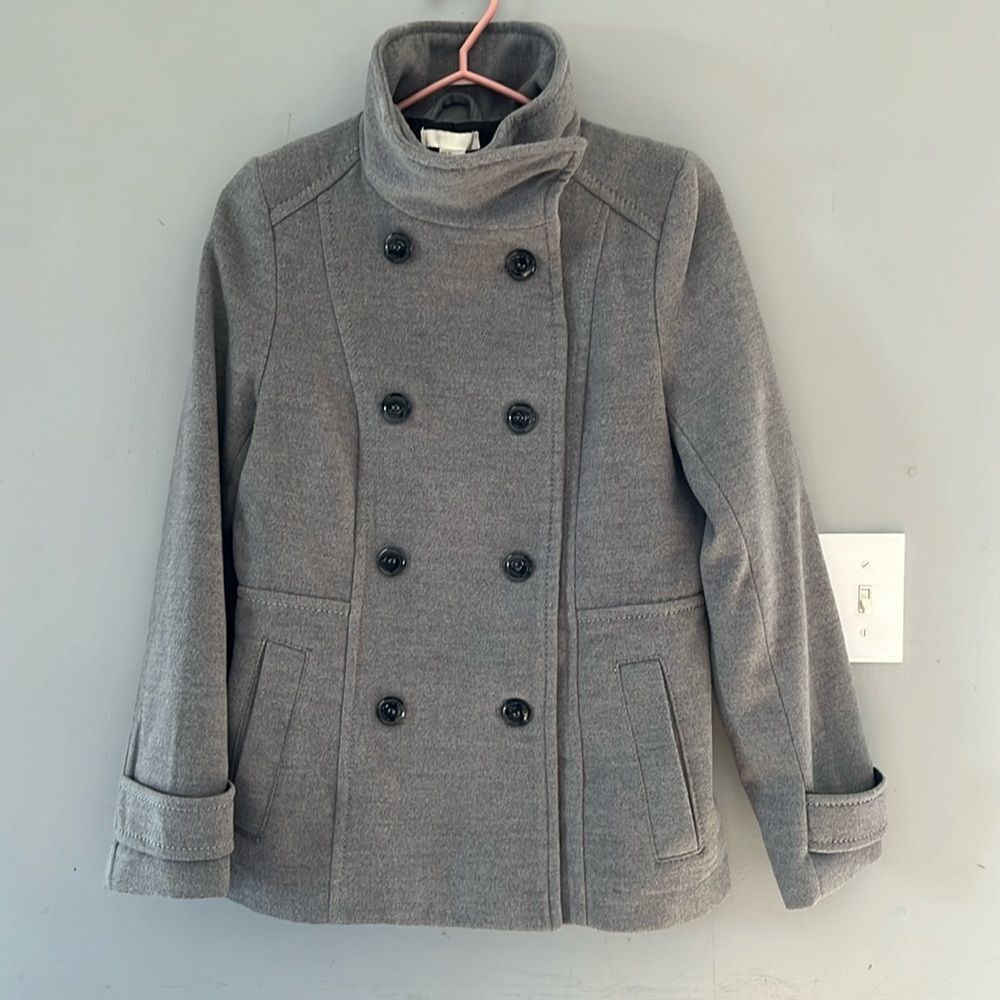 H&M Gray Pea Coat